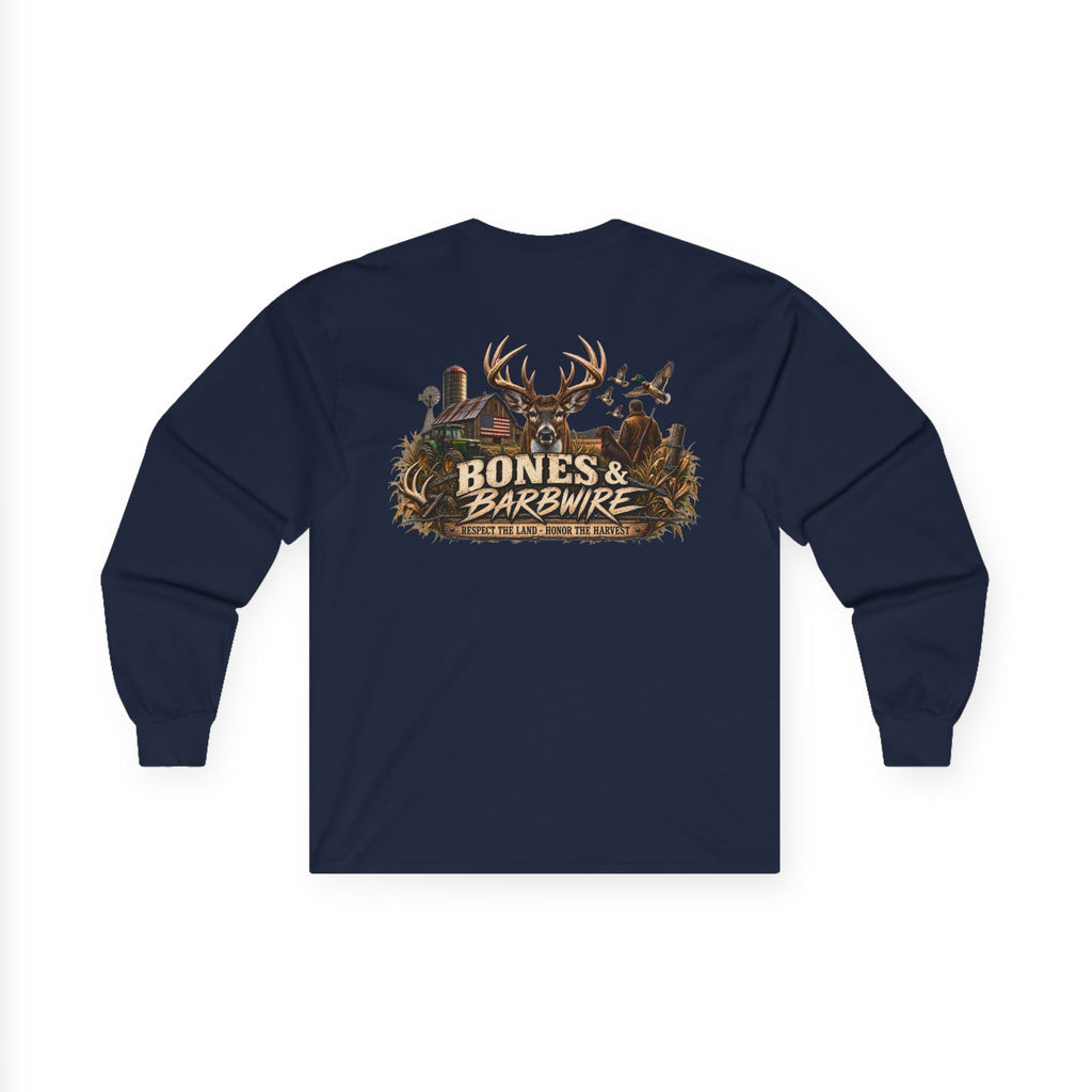 Farming Hunting  Longsleeve T-Shirt | Bones & Barbwire