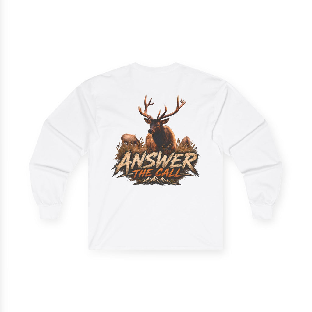 Answer the Call Elk Long Sleeve Shirt | Bones & Barbwire