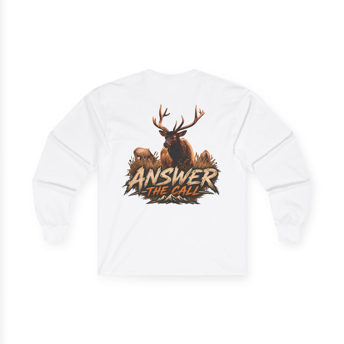 Answer the Call Elk Long Sleeve Shirt | Bones & Barbwire