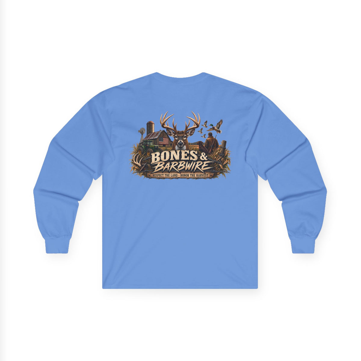 Farming Hunting  Longsleeve T-Shirt | Bones & Barbwire