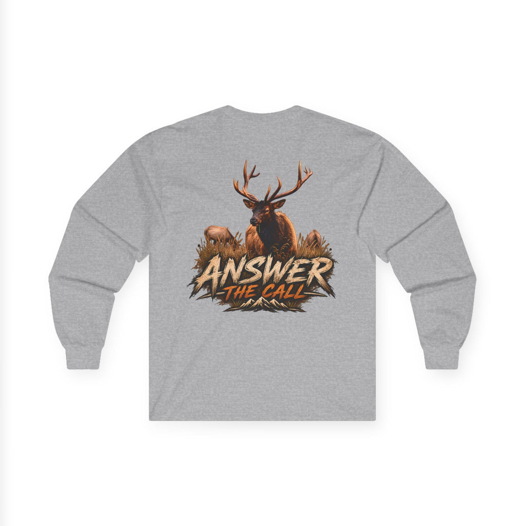 Answer the Call Elk Long Sleeve Shirt | Bones & Barbwire