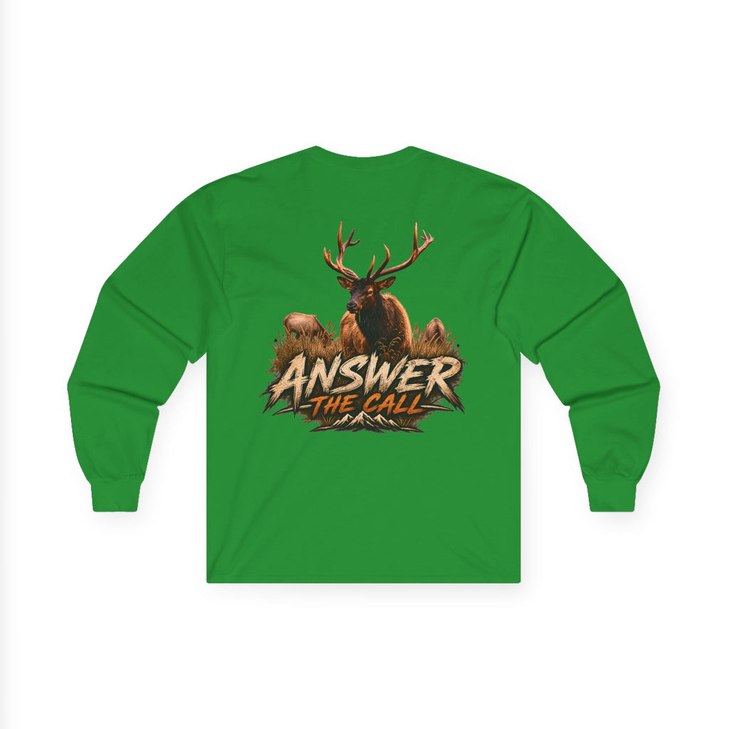 Answer the Call Elk Long Sleeve Shirt | Bones & Barbwire
