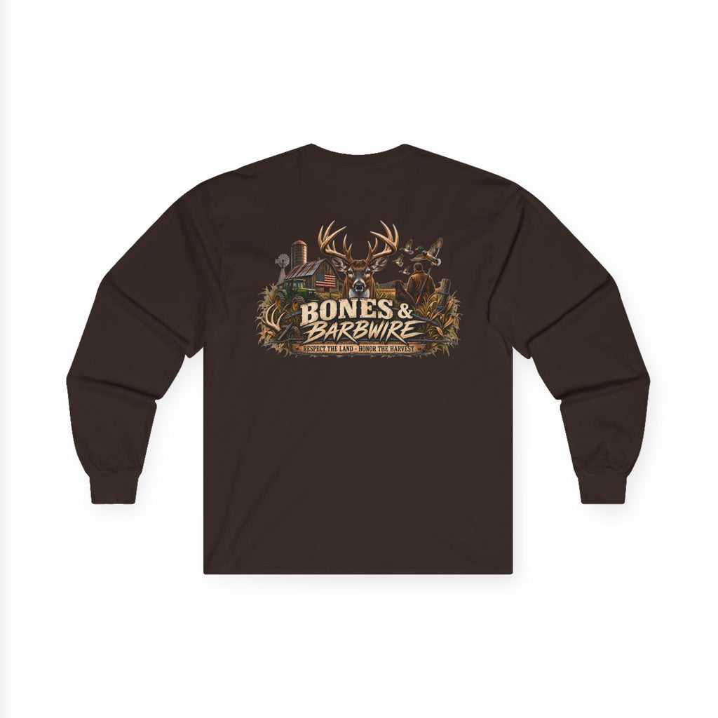 Farming Hunting  Longsleeve T-Shirt | Bones & Barbwire