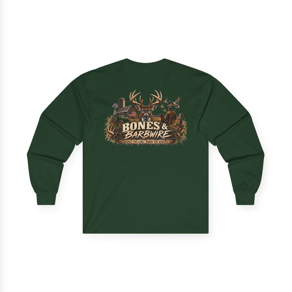 Farming Hunting  Longsleeve T-Shirt | Bones & Barbwire