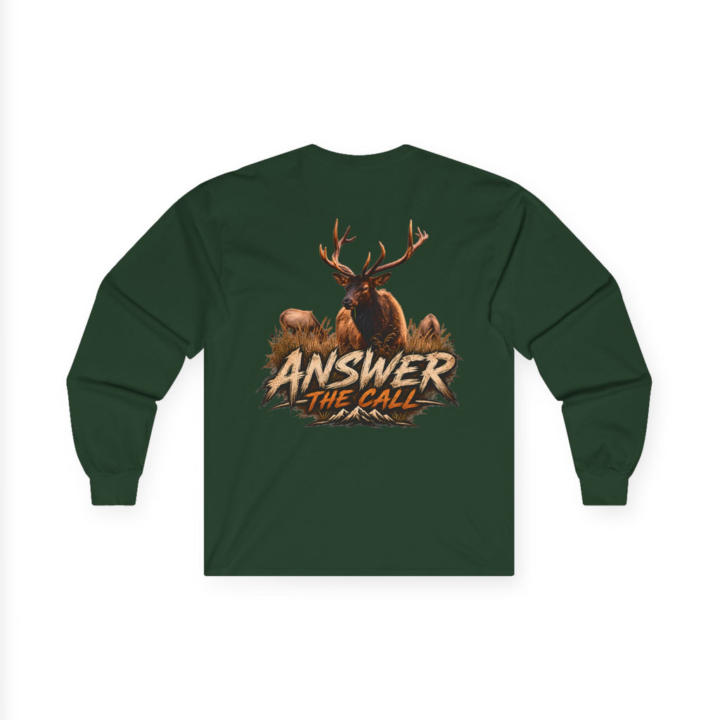 Answer the Call Elk Long Sleeve Shirt | Bones & Barbwire