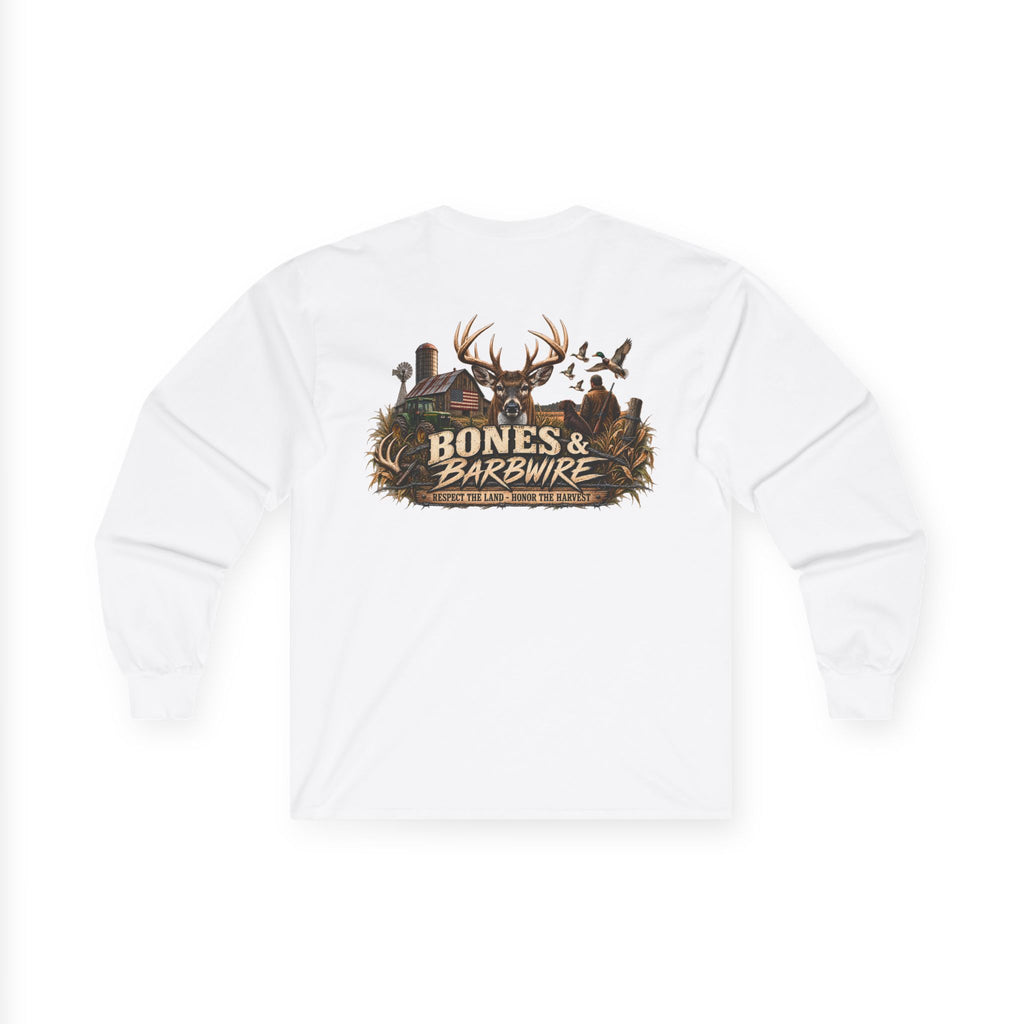 Farming Hunting  Longsleeve T-Shirt | Bones & Barbwire