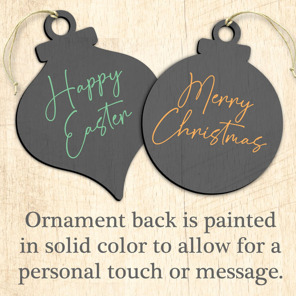 Story of Nativity Wooden Ornaments Set of 3 by G. DeBrekht - Nativity Holiday Décor - 8100022S3