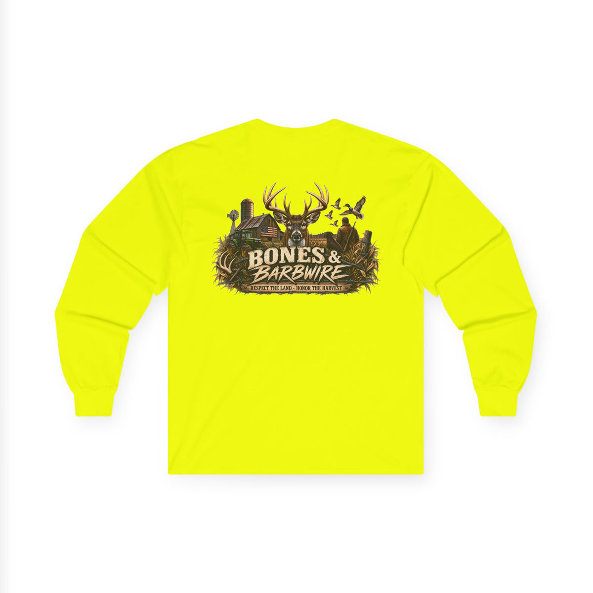 Farming Hunting  Longsleeve T-Shirt | Bones & Barbwire