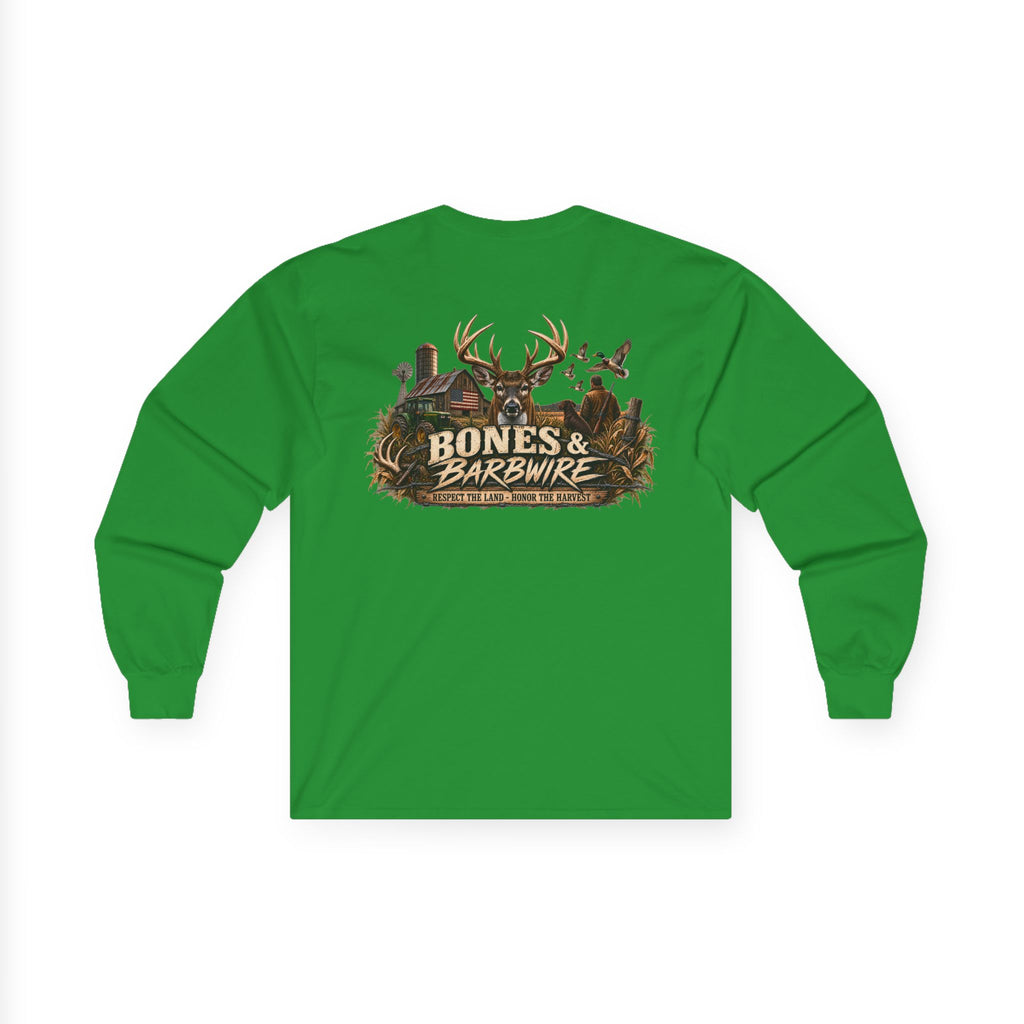 Farming Hunting  Longsleeve T-Shirt | Bones & Barbwire