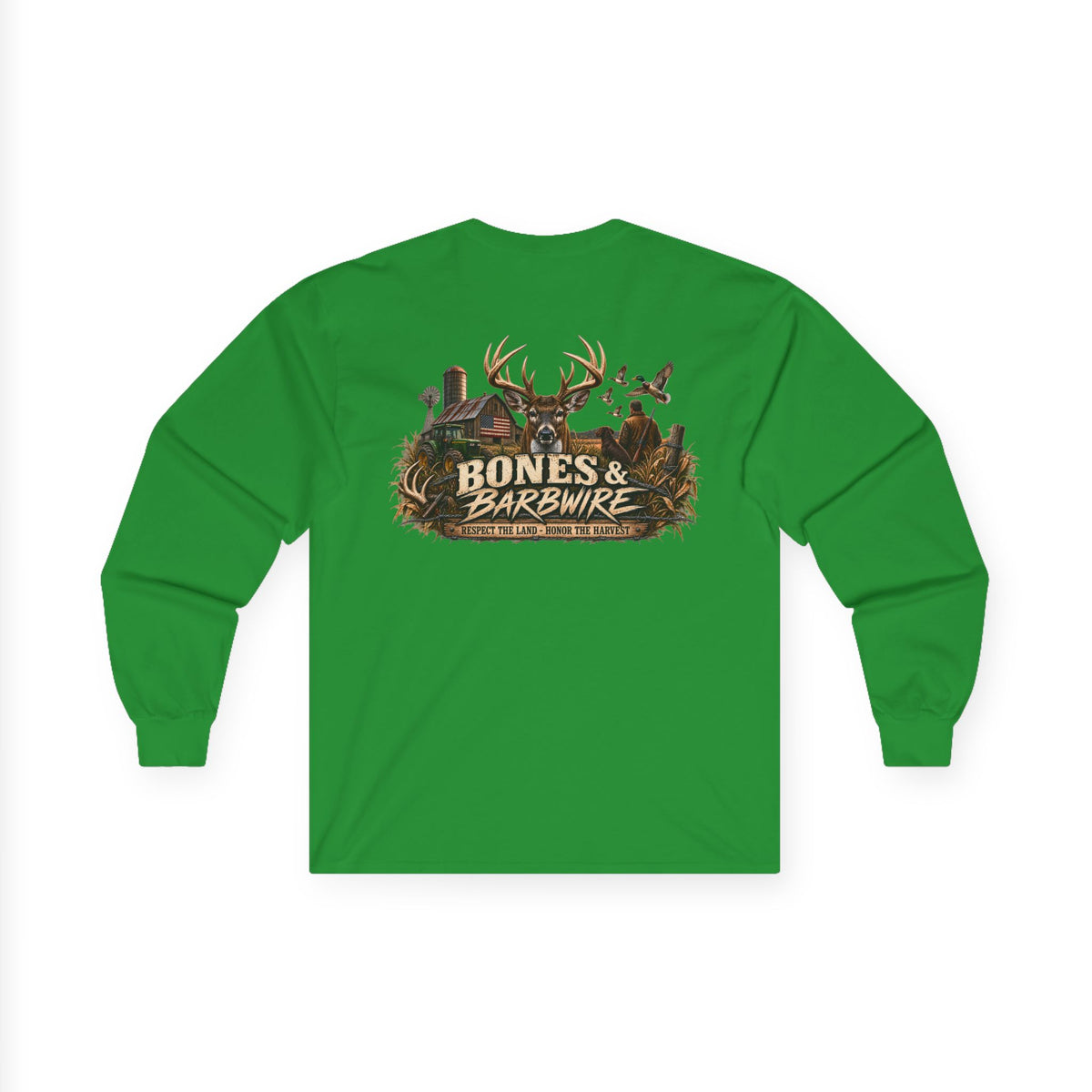 Farming Hunting  Longsleeve T-Shirt | Bones & Barbwire