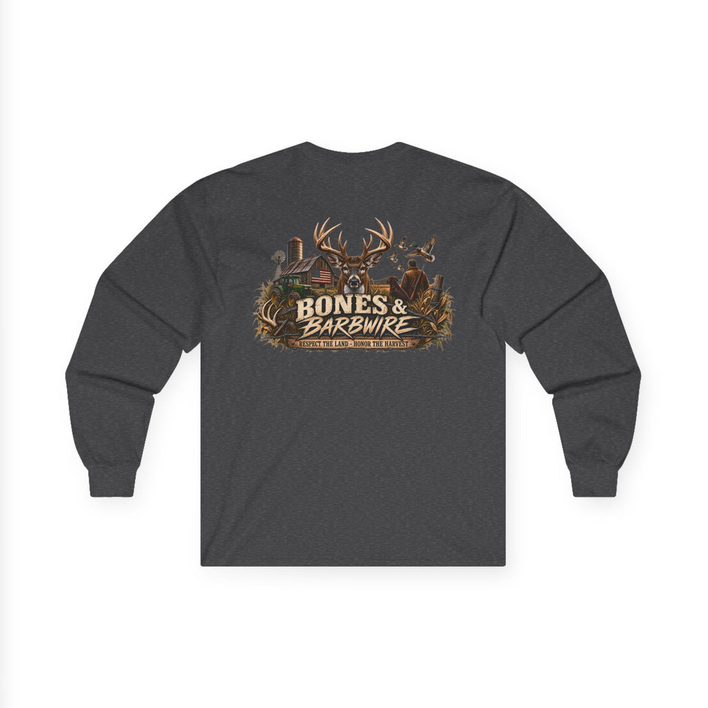 Farming Hunting  Longsleeve T-Shirt | Bones & Barbwire