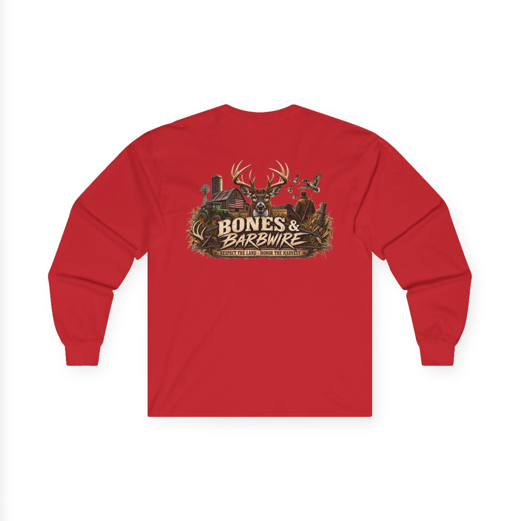 Farming Hunting  Longsleeve T-Shirt | Bones & Barbwire