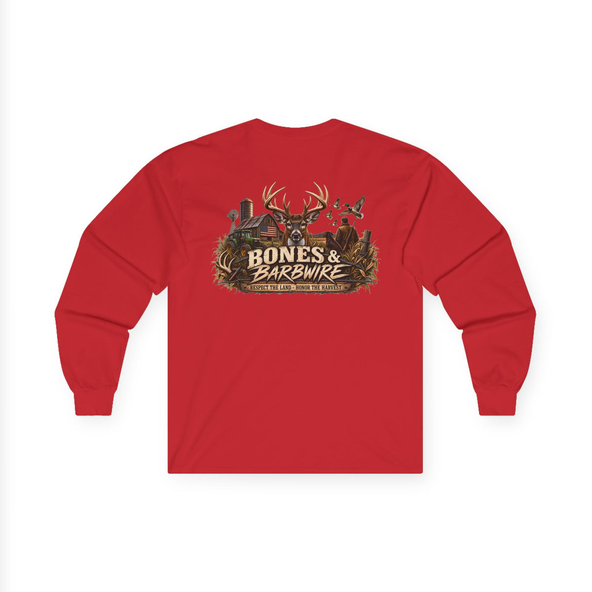 Farming Hunting  Longsleeve T-Shirt | Bones & Barbwire
