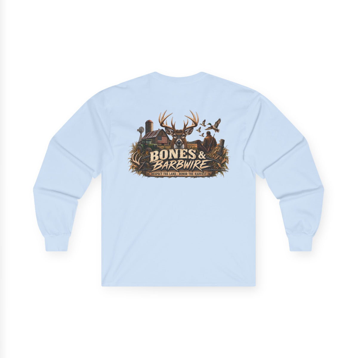Farming Hunting  Longsleeve T-Shirt | Bones & Barbwire