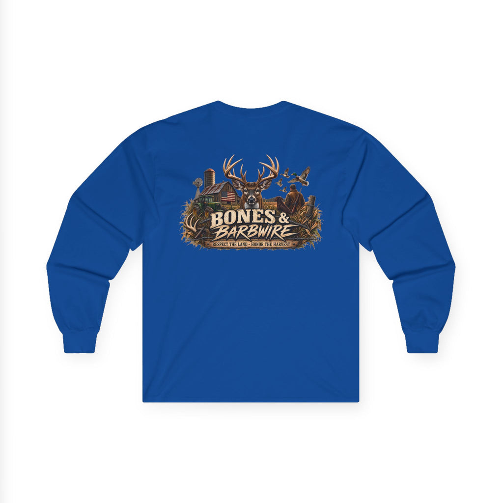Farming Hunting  Longsleeve T-Shirt | Bones & Barbwire