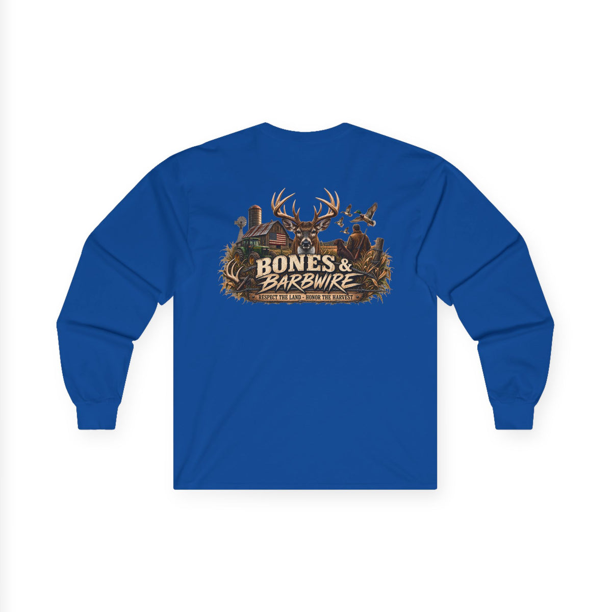 Farming Hunting  Longsleeve T-Shirt | Bones & Barbwire