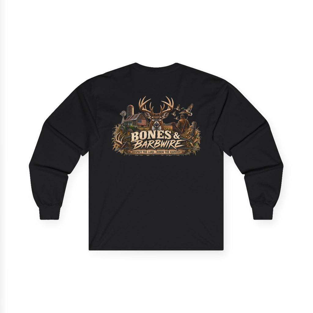 Farming Hunting  Longsleeve T-Shirt | Bones & Barbwire